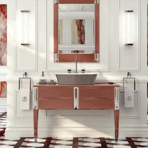 OASIS CALLA Раковина 625х440х160 мм., для установки на столешницу, с 3 отверстиями для смесителя, снаружи хромированная эмаль, внутри белая