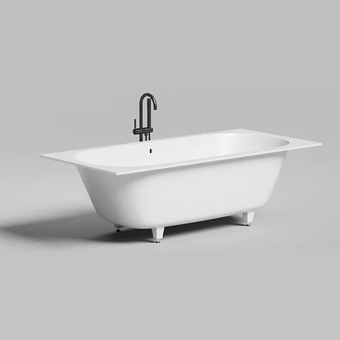 Salini ORNELLA AXIS 190 Встраиваемая ванна 1900х900х600мм, прямоугольная ,мат-л: S-Sense,  белый глянцевый (без слива-перелива)