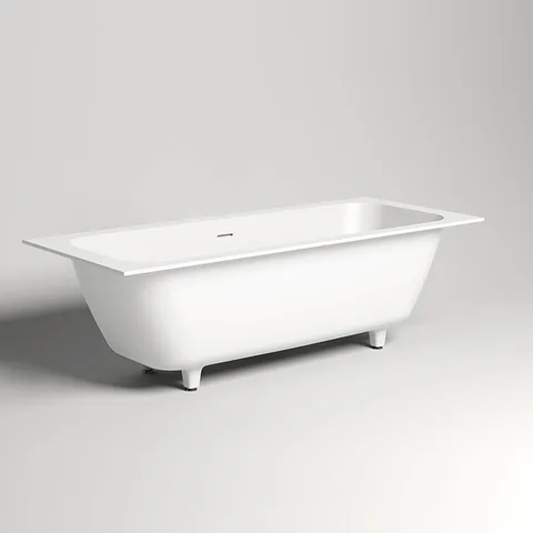 Salini ORLANDA AXIS KIT Встраиваемая ванна на ножках 1911х800х600мм, "Up&Down",белый, сифон, интегрированный слив-перел мат-л: S-Sense,  белый матовый