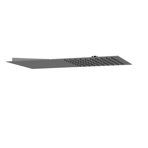 GESSI Tremillimetri Верхний душ QUADRO 300х550 мм , цвет: Black Metal Brushed PVD