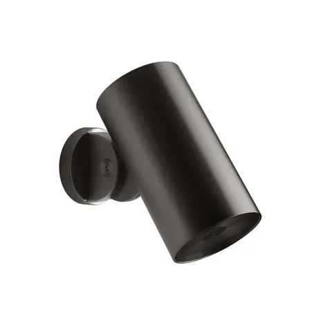 GESSI 316 FLESSA Верхний душ Ø79 мм., с настенным креплением, распыление, цвет Black Metal Brushed PVD