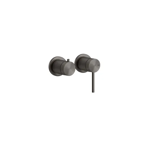 GESSI 316 Встраиваемый смеситель, на 2 источника  (внешняя часть), цвет: Black Metal Brushed PVD