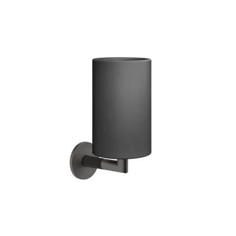 Gessi Ingranaggio Стакан настенный черный, отделка Black Metal Brushed PVD