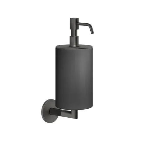 Gessi Ingranaggio Дозатор для жидкого мыла настенный черный, отделка Black Metal Brushed PVD