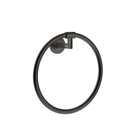 Gessi Ingranaggio Полотенцедержатель-кольцо, цвет Black Metal Brushed PVD