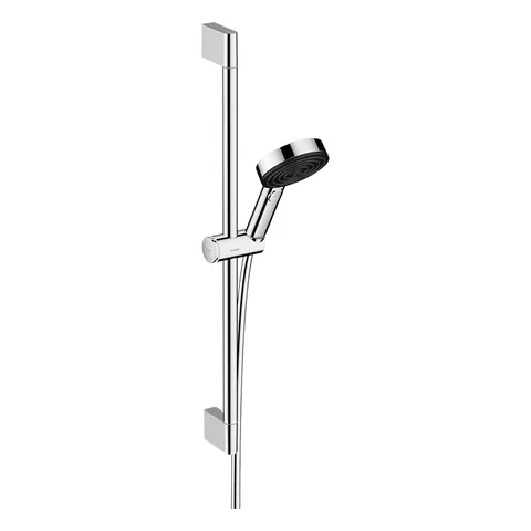 HANSGROHE PULSIFY Душевой набор с штангой 650 мм., ручным душем Ø105 мм. 3jet Relaxation и шлангом 1600 мм., цвет хром