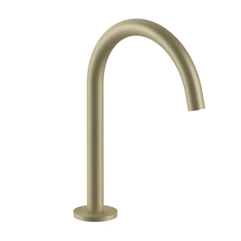 Fantini Nostromo Излив смесителя для раковины, цвет Matt British Gold PVD