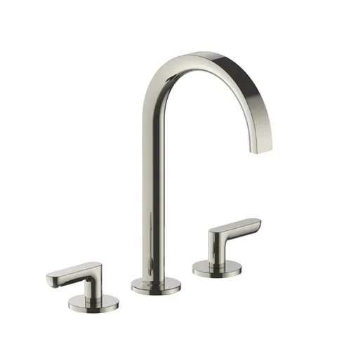 FANTINI ICONA DECO Смеситель для раковины на 3 отверстия, высота излива 194 мм., цвет Nickel PVD