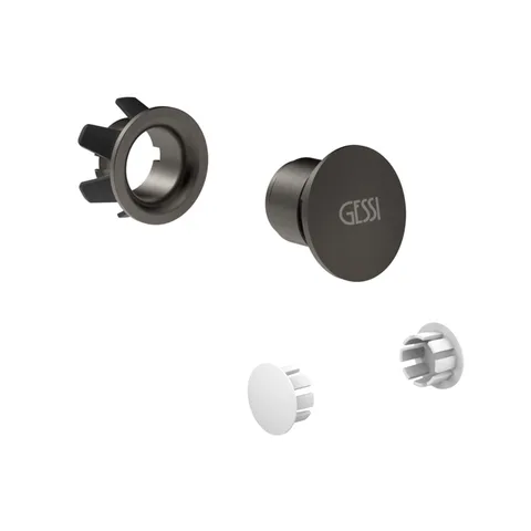 Gessi GESSI 316 Комплект заглушек для перелива и боковых отверстий, цвет Black Metal Brushed PVD
