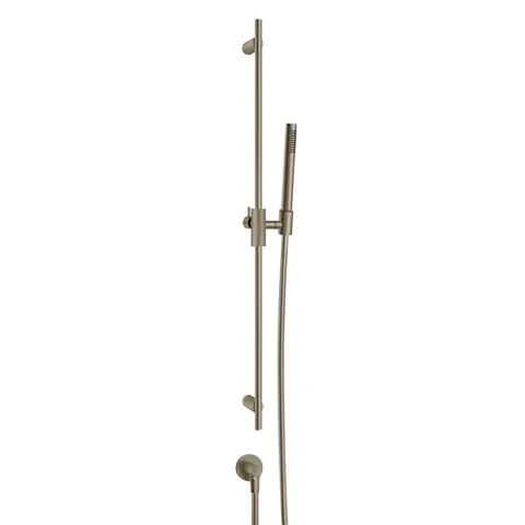 Gessi Anello Штанга в комплекте с душевой лейкой, шланг 1,50 м и вывод воды, цвет Finox Brushed Nickel