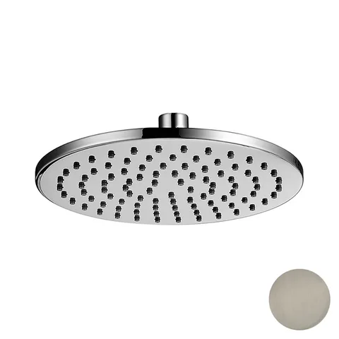 CISAL Shower Верхний душ D=200 мм без держателя, цвет Brushed Nickel