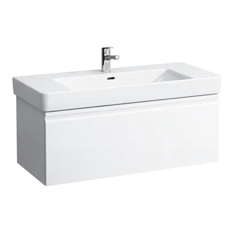 LAUFEN PRO S Тумба  под раковину, 1010x450x390 мм, 1 внутренний ящик, подходит для раковины 813966, белый матовый