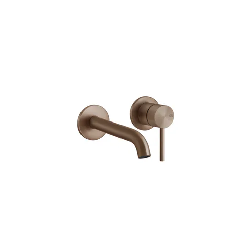 GESSI 316 Встраиваемый смеситель с изливом 210-180мм (внешние части), цвет: brushed copper pvd
