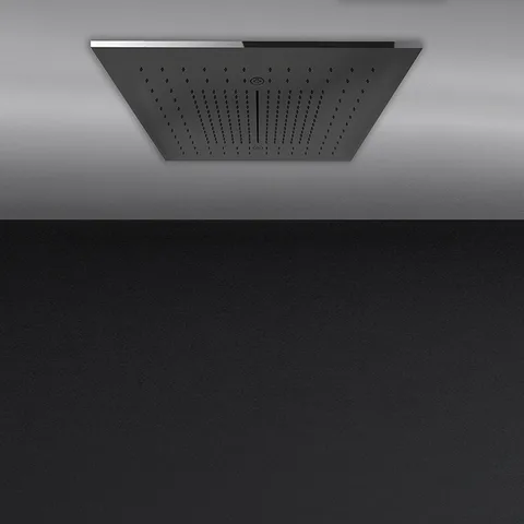 Gessi Minimali Встраив. в потолок душевая система 500x500 с функцией ТРОПИЧ ЛИВЕНЬ/ВОДОПАД/РАСПЫЛЕНИЕ, цвет Mirror Steel (без накладной панели 57016)