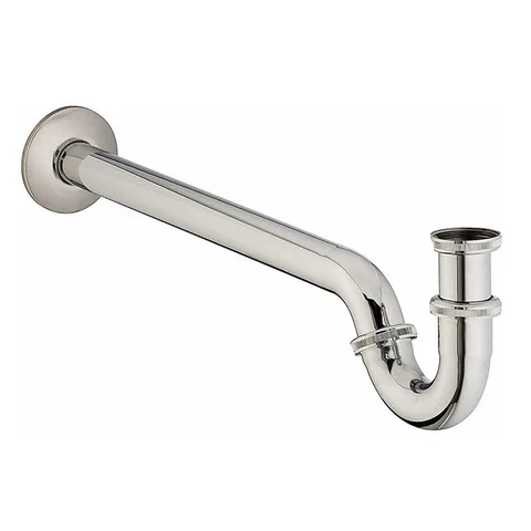 Duravit Сифон для биде 1 1/4" с удлиненной спускной трубой, цвет: хром