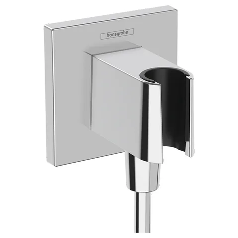 HG Шланговое подключение hansgrohe FixFit Porter E с держателем для душа, цвет: хром (Спеццена из наличия)