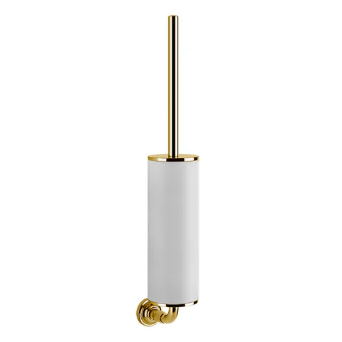 GESSI VENTI20 Ершик для унитаза подвесной, цвет белый, фурнитура Gold PVD