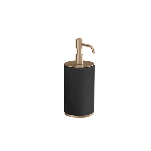 GESSI Tondo Дозатор для жидкого мыла настольный черный, цвет: Copper PVD
