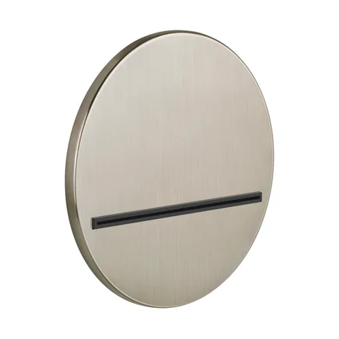 GESSI VENTI20 Излив настенный Ø207 мм., каскадный, цвет Finox Brushed Nickel
