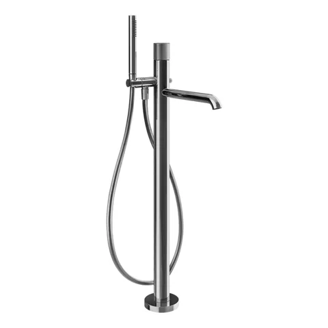 GESSI HABITO DIAMANTATO Смеситель для ванны напольный, однорычажный, цвет хром