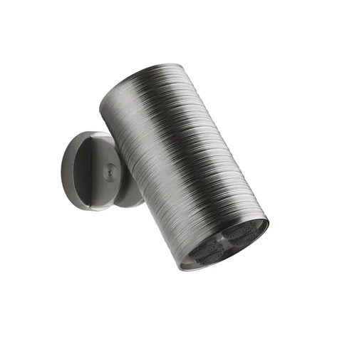 GESSI 316 TRAME Верхний душ Ø79 мм., с настенным креплением, 4 струи, цвет Steel Brushed