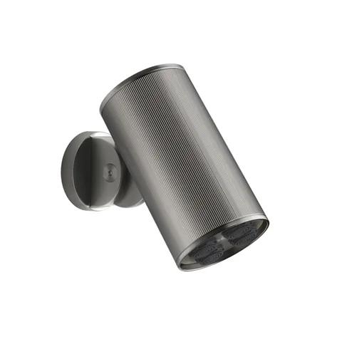 GESSI 316 RIGATO Верхний душ Ø79 мм., с настенным креплением, 4 струи, цвет Steel Brushed