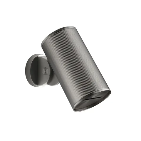 GESSI 316 RIGATO Верхний душ Ø79 мм., с настенным креплением, водопад, цвет Steel Brushed