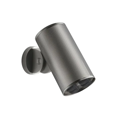 GESSI 316 DIAMANTATO Верхний душ Ø79 мм., с настенным креплением, 4 струи, цвет Steel Brushed