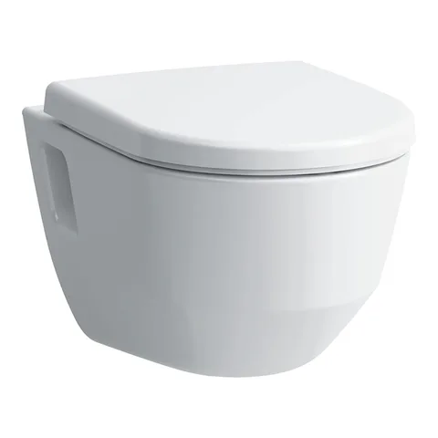 LAUFEN PRO NEW Унитаз подвесной 530х360х340 мм., безободковый, углублениями для креплений,, цвет белый