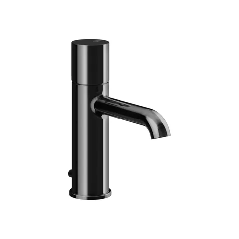 GESSI HABITO UNITO Смеситель для раковины на 1 отверстие, однорычажный, в комплекте с донным клапаном, цвет Black Metal PVD
