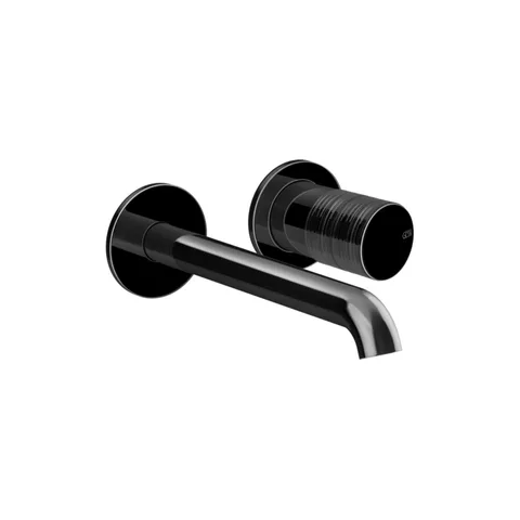 GESSI HABITO TRAME Смеситель для раковины настенный встраиваемый, однорычажный, цвет Black Metal PVD