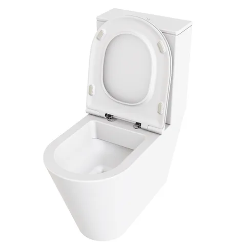 AZZURRA FORMA Унитаз моноблок  безободковый 68х37х83,5см, цвет белый