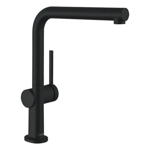 HANSGROHE TALIS M54 Смеситель для кухни на 1 отверстие, однорычажный, цвет черный матовый