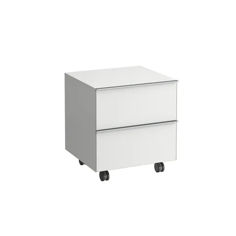 LAUFEN Space Шкаф на колесиках 535x495(520)x500(580) мм, 2 ящика, белый матовый (НЕ производитя!)