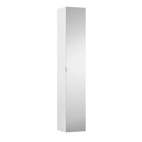 LAUFEN Space Шкаф высокий с фронтальным зеркалом 300x300x1700 мм, петли слева, белый матовый