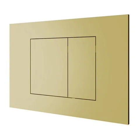 ALMAR WC PLATE Клавиша смыва, совместима с моделями GEBERIT SIGMA 8 / UP720 и SIGMA12 / UP320, а также с моделью TECE BOX-8 Co, цвет Polished PVD Gold