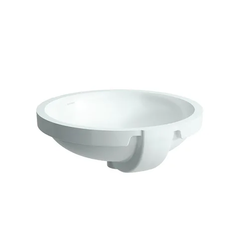 LAUFEN Pro BPRO B аковина, встраиваемая снизу, 420x420x120 мм, без отверстия для смесителя, не обработанная поверхность, цвет белый