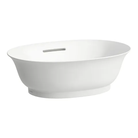 Laufen New Classic Раковина-чаша овальная накладная 450х310х145 мм, без отв под смеситель,с переливом, цвет белый глянец