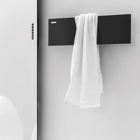Antrax Tavoletta Полотенцедержатель электрический 80x18H см,  цвет: черный матовый