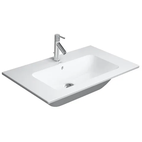 Duravit Me by Starck Раковина для мебели 830х490 мм с 1 отв под смеситель, цвет белый