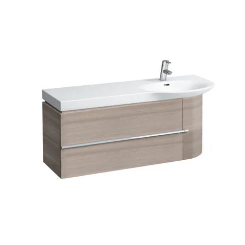 LAUFEN PALACE Тумба под раковину 8.1670.5,,1140x375x450 мм., 1 дверца, петли справа, 2 ящика,  цвет мелованн дуб (НЕ произв!)