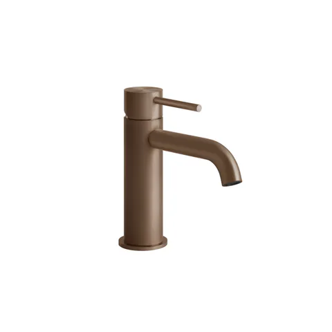 GESSI 316 Смеситель для раковины на 1 отверстие без донного клапана, излив 123мм, цвет: brushed copper pvd