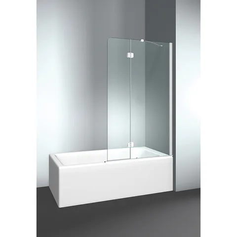 VismaraVetro Шторка на ванну PV 64х150Hсм, размер 100-102(60+40)см, DX (правая), стекло Transparent 04, Bright Silver 21, петли С67 внутр. Откр., TPA