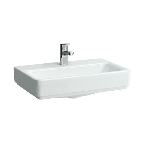 Laufen PRO S раковина, укороченная, для установки на поверхность, 550x380x95 мм, с 1 отв для смес по центру, белый