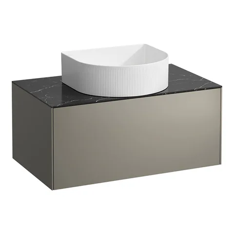 Laufen SONAR шкафчик подвесной, 775х455х340 мм, 1 ящик, совмесим с раков 812340, 812341, 812342, 812343,  титан и черный мрамор
