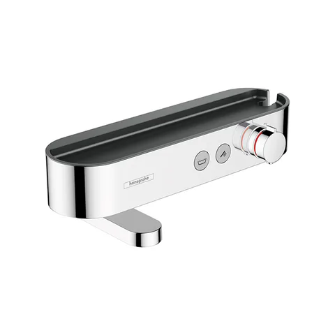 HG Термостат для ванны  ShowerTablet Select 400 внешнего монтажа, с полочкой 24340000, хром