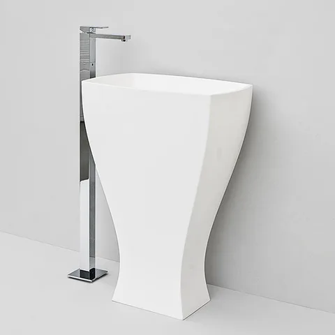 Artceram JAZZ Livingtec раковина отдельно стоящая с сифоном, 60х48х85см, цвет белый глянцевый В АМ ГРУПП НА СКЛАДЕ 1ШТ БРАКОВАННАЯ