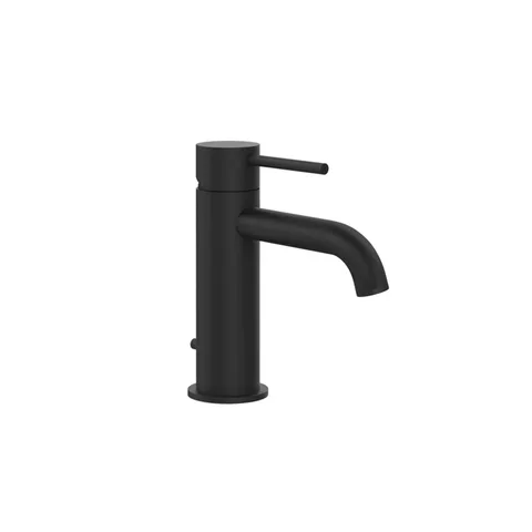 GESSI 316 Смеситель для раковины на 1 отверстие с донным клапаном, излив 123мм, цвет: Black XL