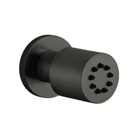 Gessi Body Jets Поворотная боковая форсунка, цвет: Black Metal Brushed PVD