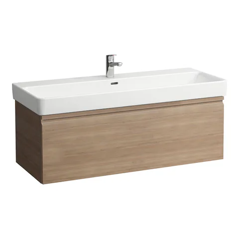 LAUFEN PRO S Тумба  под раковину, 1160x450x395 мм, 1 внутренний ящик, подходит для раковины 814965, светлый дуб